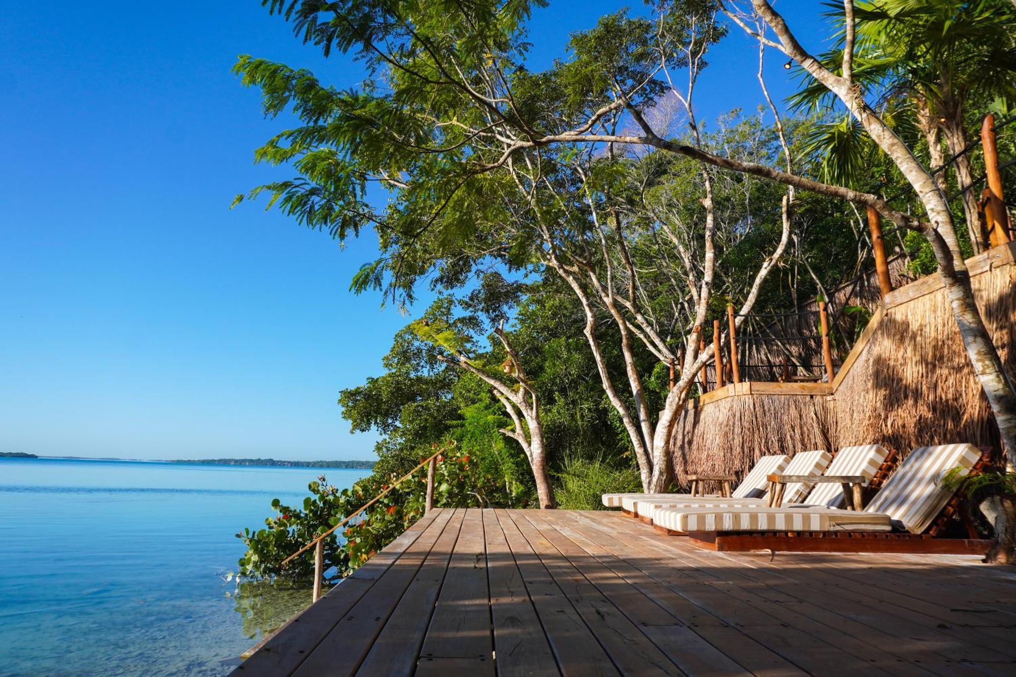 Naya Bacalar Lagoon Front Hotel Buitenkant foto