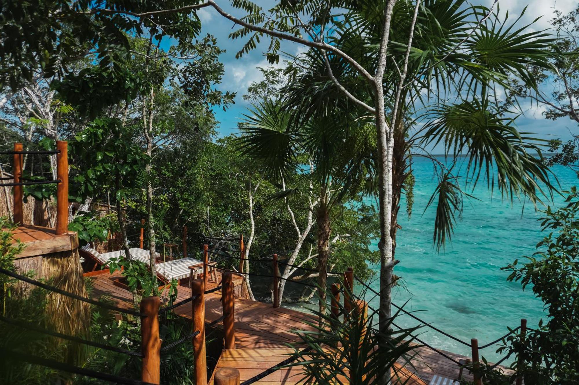 Naya Bacalar Lagoon Front Hotel Buitenkant foto